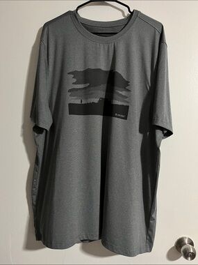 Hi-Tec Dark Gray Short-Sleeve Graphic Tech Tee